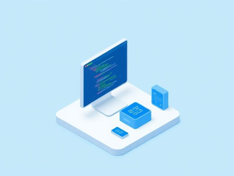 Illustration of web application development